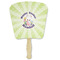 Easter Bunny Paper Fans - Front