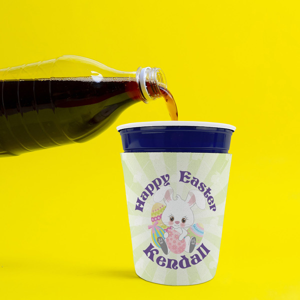 Easter Bunny Party Cup Sleeves - without bottom - Lifestyle