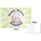 Easter Bunny Disposable Paper Placemat - Front & Back