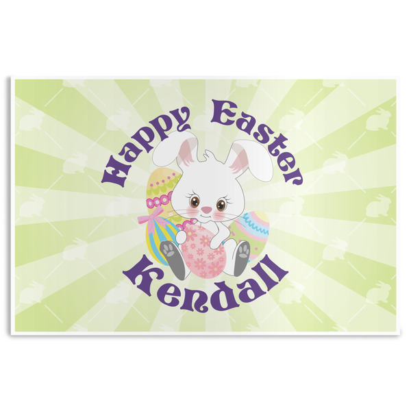 Custom Easter Bunny Disposable Paper Placemats (Personalized)