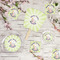 Easter Bunny Party Supplies Combination Image - All items - Plates, Coasters, Fans