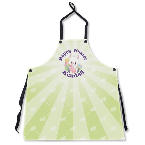 Custom Easter Bunny Apron Without Pockets w/ Name or Text