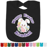 Easter Bunny Cotton Baby Bib (Personalized)