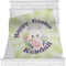 Easter Bunny Personalized Blanket
