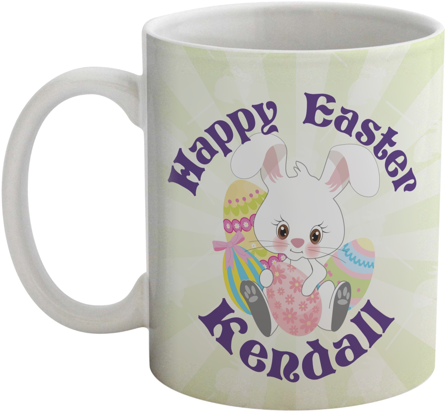 Easter Bunny Coffee Mug (Personalized) YouCustomizeIt