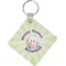 Easter Bunny Personalized Diamond Key Chain