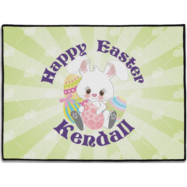 Custom Easter Bunny Door Mat (Personalized)