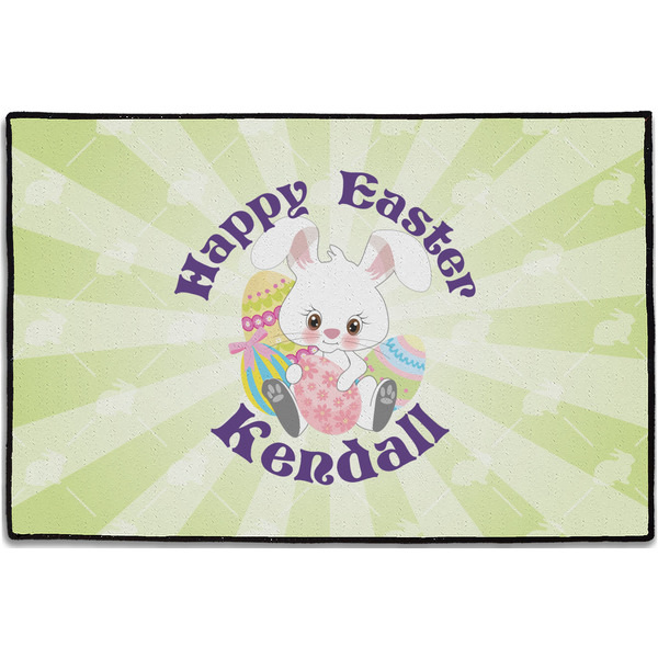 Easter Bunny Personalized Door Mat - 36x24 (APPROVAL)