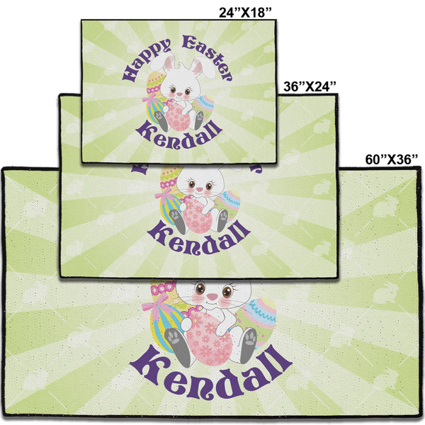 Easter Bunny Personalized Door Mat - Group Parent IMF
