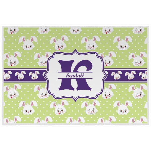 Easter Bunny Personalized Placemat (Back)