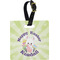 Easter Bunny Personalized Square Luggage Tag