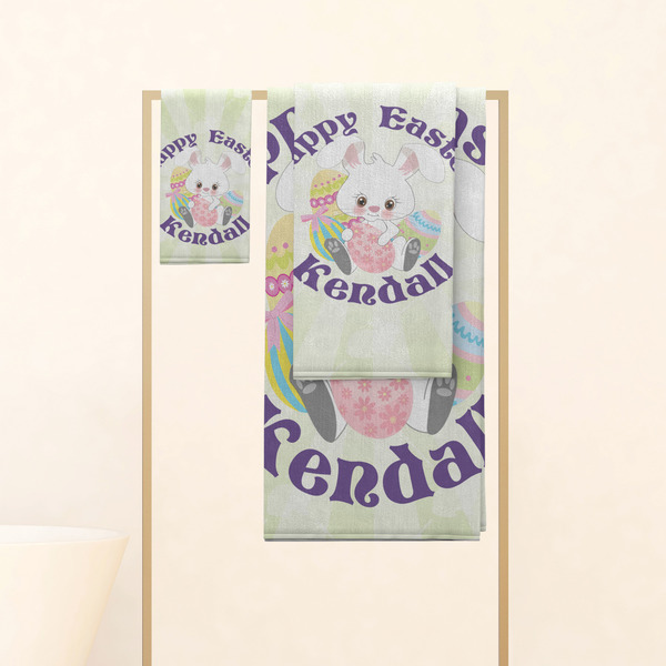 Easter Bunny Personalized Towel Set