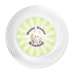 Easter Bunny Plastic Party Dinner Plates - 10" (Personalized)