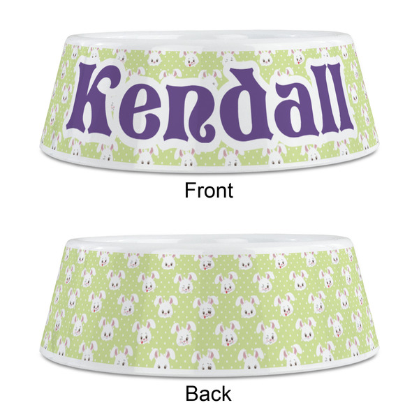 Easter Bunny Plastic Pet Bowls - Medium - APPROVAL