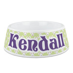 Easter Bunny Plastic Dog Bowl - Medium (Personalized)