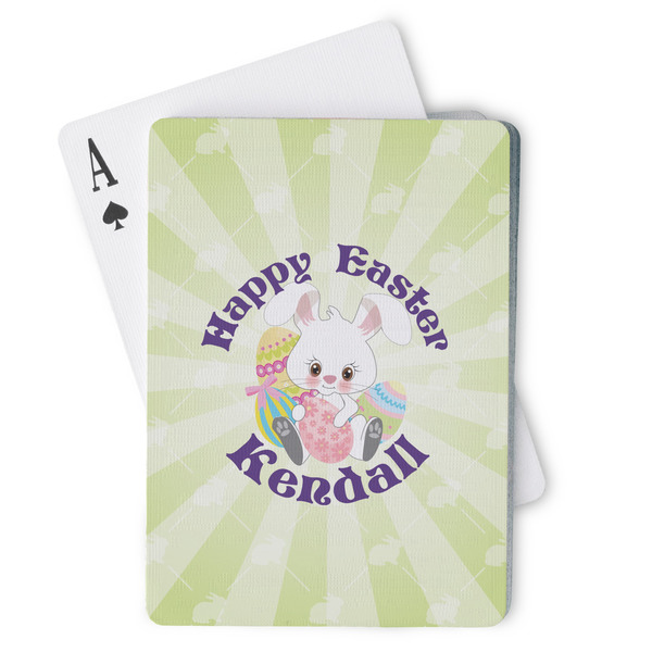 Custom Easter Bunny Playing Cards (Personalized)