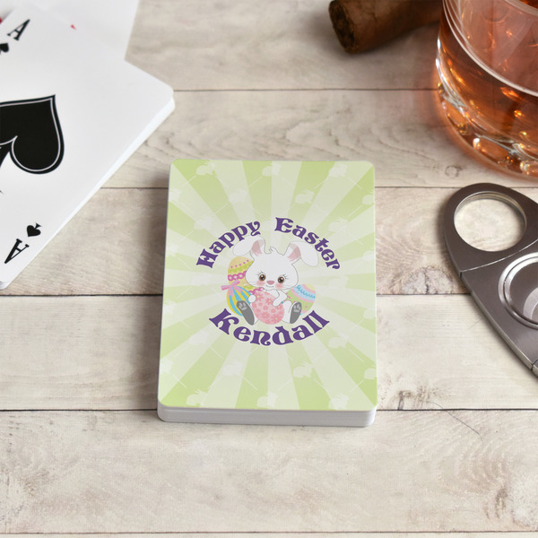 Easter Bunny Playing Cards - In Context