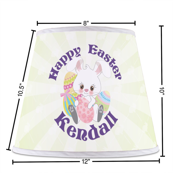 Easter Bunny Poly Film Empire Lampshade - Dimensions