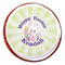 Easter Bunny Printed Icing Circle - Large - On Cookie
