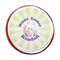 Easter Bunny Printed Icing Circle - Medium - On Cookie