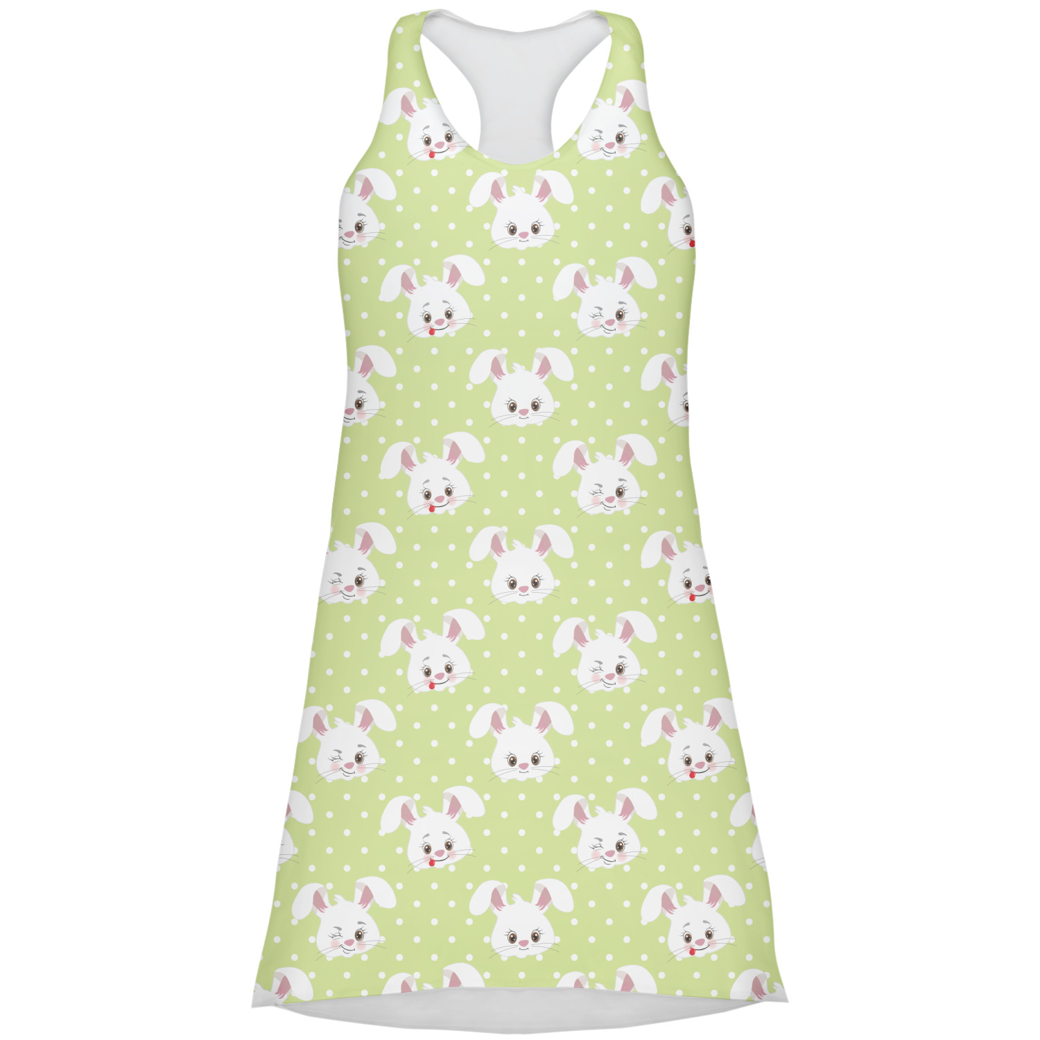 Custom Easter Bunny Racerback Dress | YouCustomizeIt