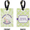 Easter Bunny Rectangle Luggage Tag (Front + Back)