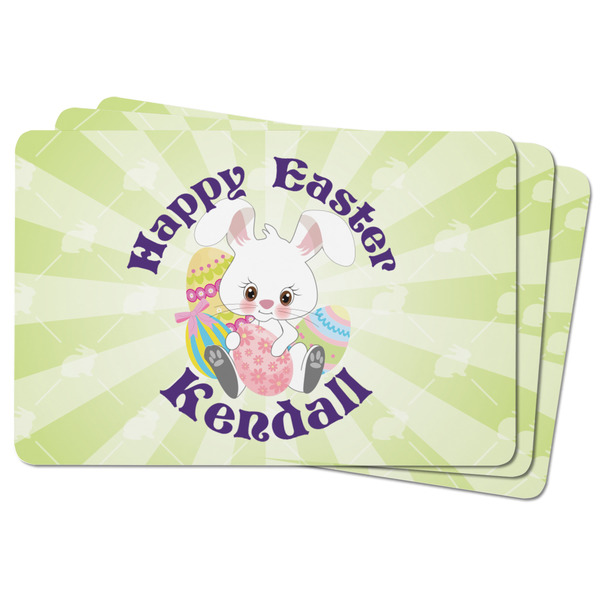 Easter Bunny Rectangular Fridge Magnet - THREE