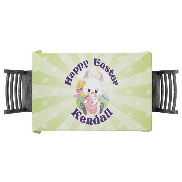 Custom Easter Bunny Tablecloth - 58"x58" (Personalized)
