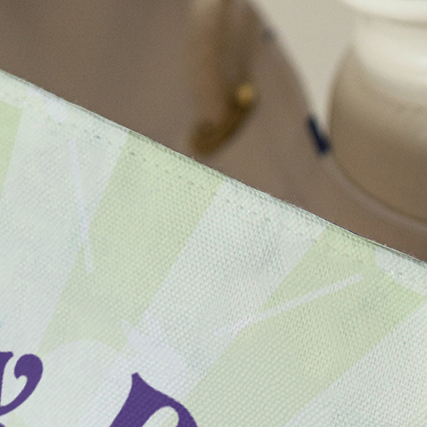 Easter Bunny Large Rope Tote - Close Up View