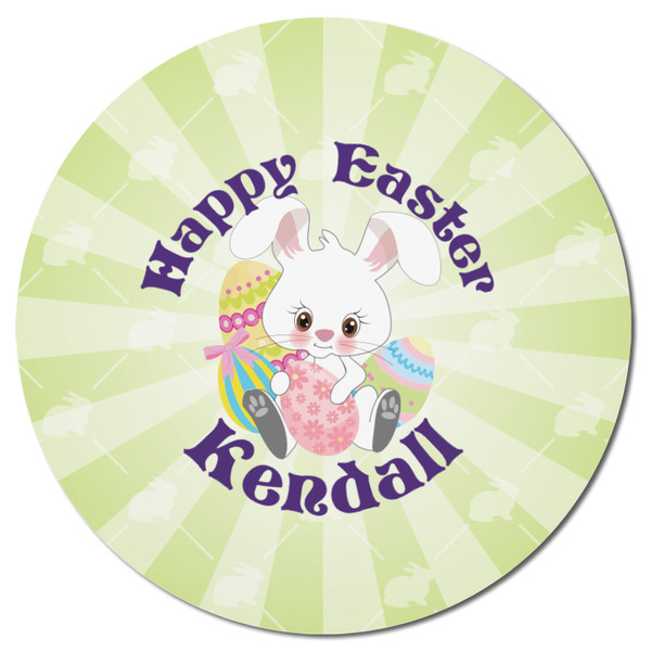 Easter Bunny Round Fridge Magnet - FRONT
