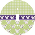 Easter Bunny Round Light Switch Cover