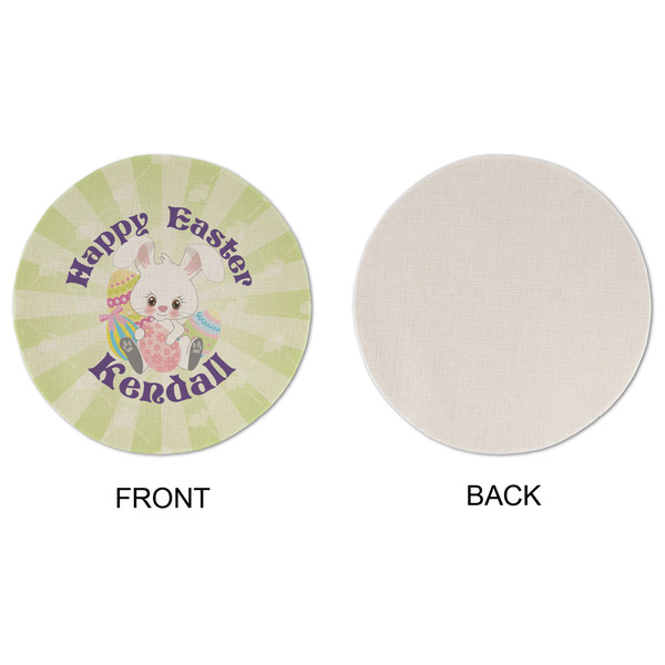 Easter Bunny Round Linen Placemats - APPROVAL (single sided)