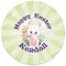 Easter Bunny Round Mousepad - APPROVAL