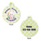 Easter Bunny Round Pet ID Tag - Large - Approval