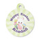 Easter Bunny Round Pet Tag