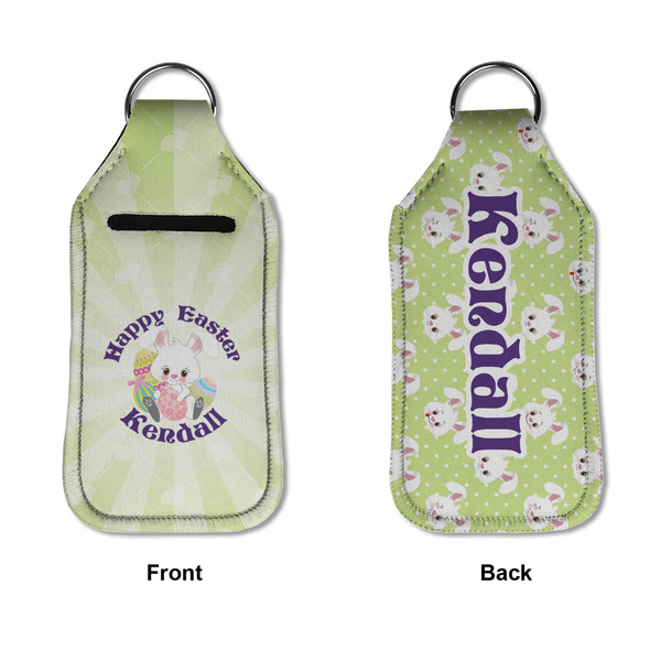 Easter Bunny Sanitizer Holder Keychain - Large APPROVAL (Flat)