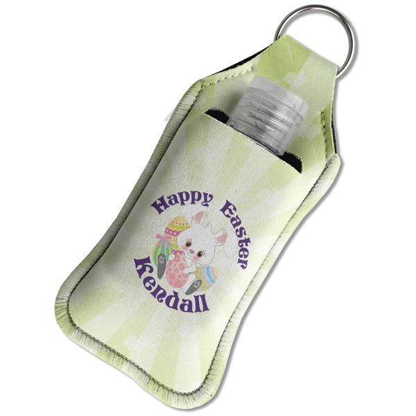 Easter Bunny Sanitizer Holder Keychain - Large in Case