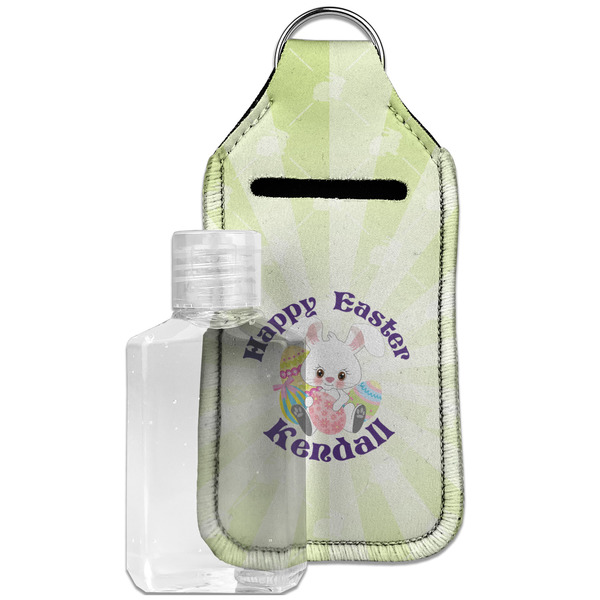 Custom Easter Bunny Hand Sanitizer & Keychain Holder - Large (Personalized)