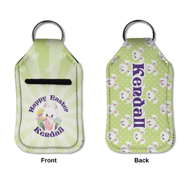 Easter Bunny Sanitizer Holder Keychain - Small APPROVAL (Flat)