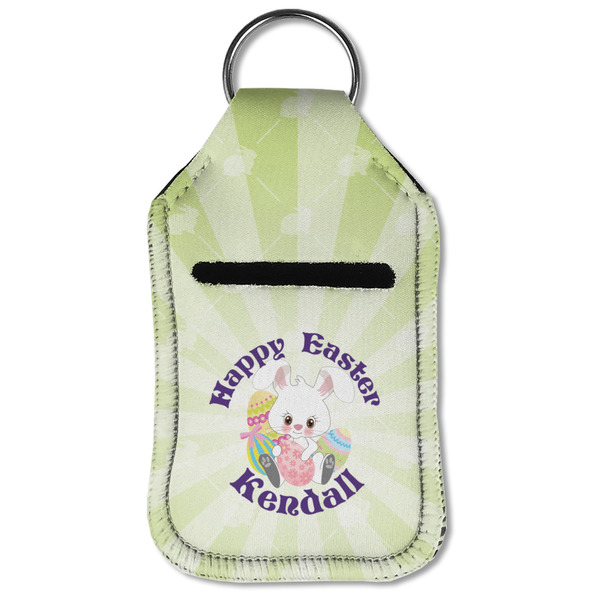 Easter Bunny Sanitizer Holder Keychain - Small (Front Flat)