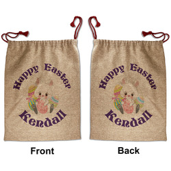 Easter Bunny Santa Sack - Front & Back (Personalized)