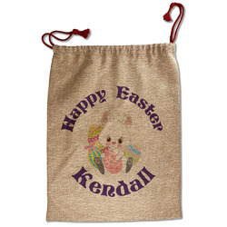 Easter Bunny Santa Sack - Front (Personalized)