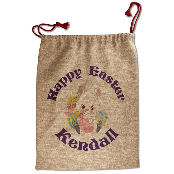 Easter Bunny Santa Bag - Front