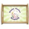 Easter Bunny Serving Tray Wood Large - Main