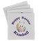 Easter Bunny Absorbent Stone Coasters - Set of 4 (Personalized)
