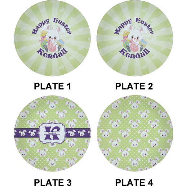 Easter Bunny Set of Appetizer / Dessert Plates (Approval)