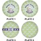 Easter Bunny Set of Lunch / Dinner Plates (Approval)