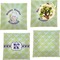 Easter Bunny Set of Square Dinner Plates