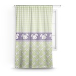 Easter Bunny Sheer Curtain (Personalized)