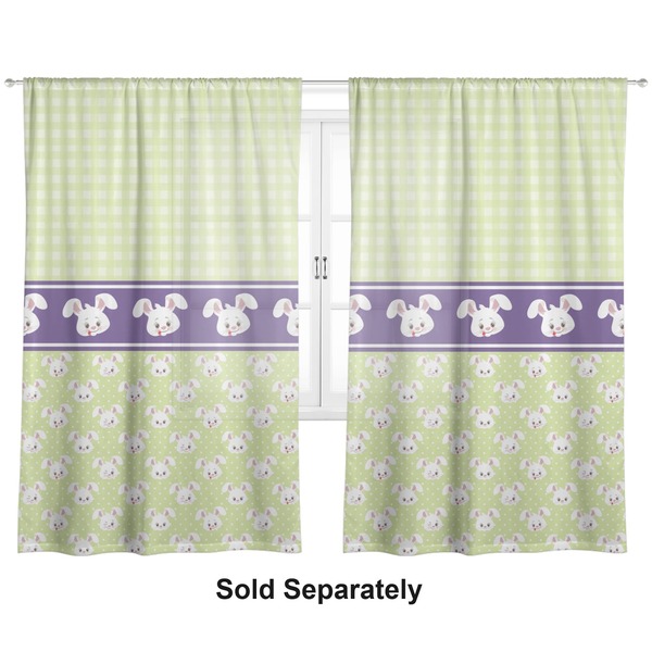 Easter Bunny Sheer Curtains